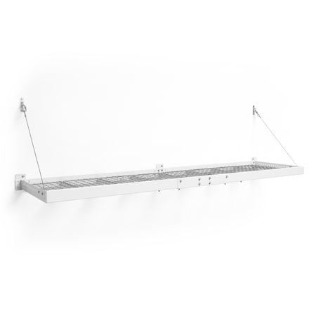 Newage Products 2x8ft Pro Series Wall Mounted Shelf - White 40407